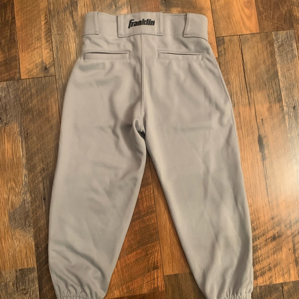 Boys Franklin Gray Baseball Pants